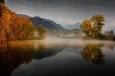 Autumn on the River Adda