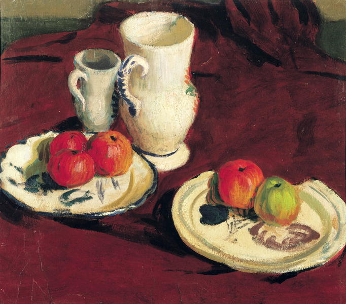 Still Life with Apples (oil on canvas)  de Roderic O'Conor