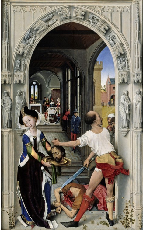 The Beheading of Saint John the Baptist (The Altar of St. John, right panel) de Rogier van der Weyden