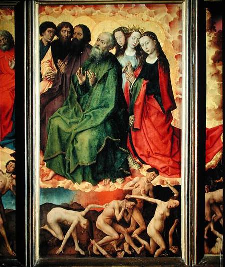 The Last Judgement, the entrance of the damned into hell de Rogier van der Weyden