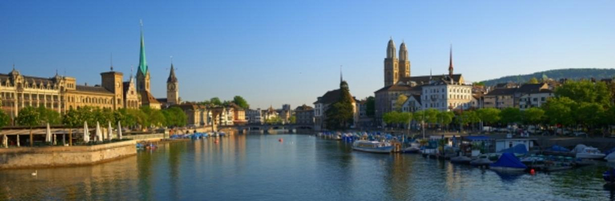 Stadt Zürich im Morgenlicht de Rolf Härdi