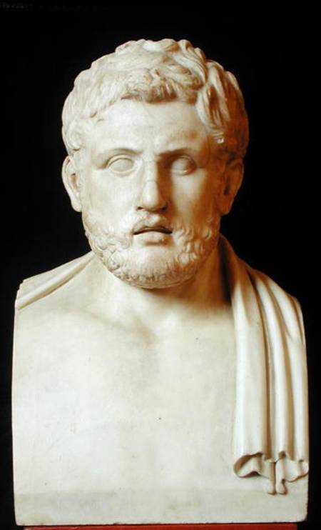 Bust of Alcibiades (c.450-404 BC) de Roman