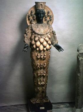 Artemis of Ephesus (bronze & alabaster)