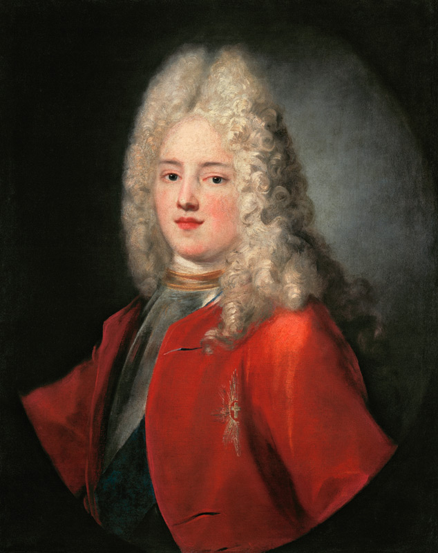 Portrait of Augustus III of Poland de Rosalba Giovanna Carriera