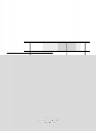 Minimal Farnsworth house