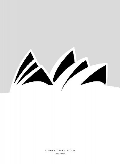 Minimal Sydney Opera House