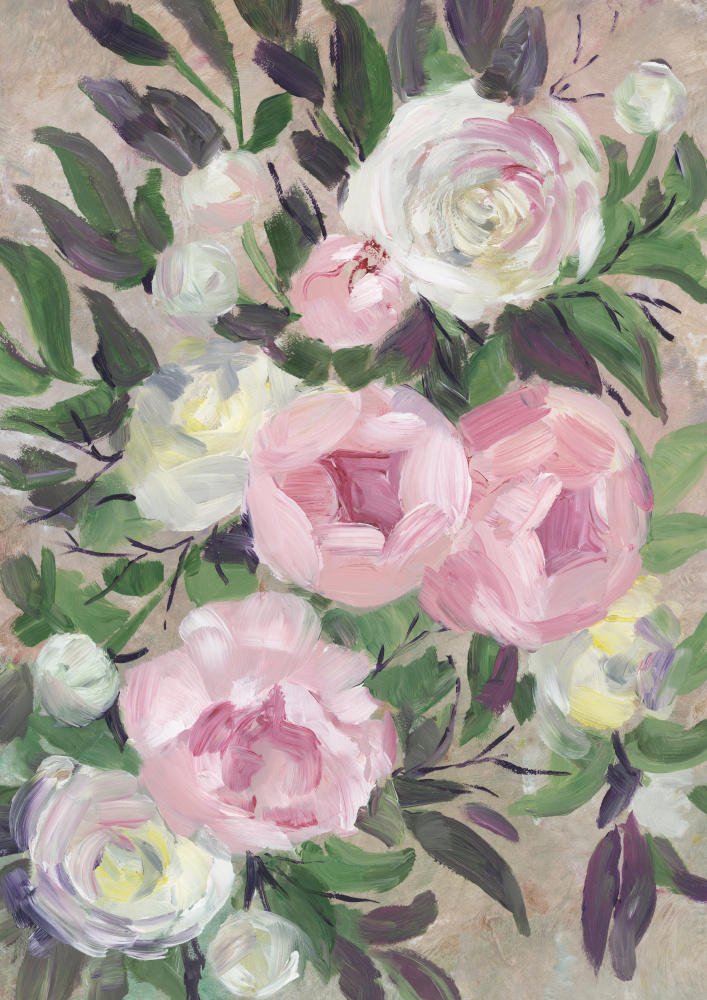 Zoye painterly bouquet de Rosana Laiz Blursbyai