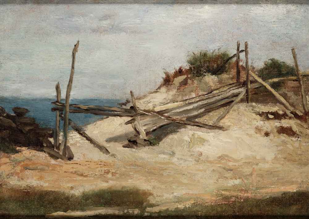 Landscape with Dunes and Fence de Rosanna Duncan Lamb