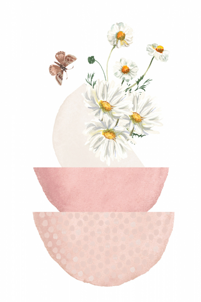 Daisy Pinks 2 de Sally Ann Moss