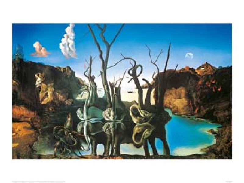 Titulo de la imágen Salvador Dalí - Reflejos de Elefantes - (SD-01) - Poster