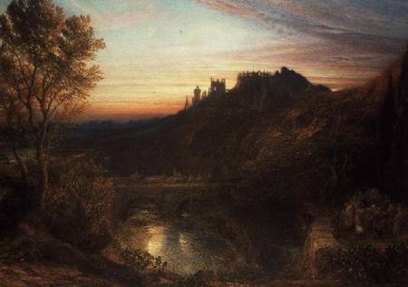 The City at Sunset de Samuel Palmer