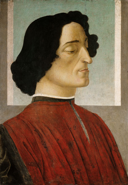 Portrait of the Giuliano de ' Medici de Sandro Botticelli