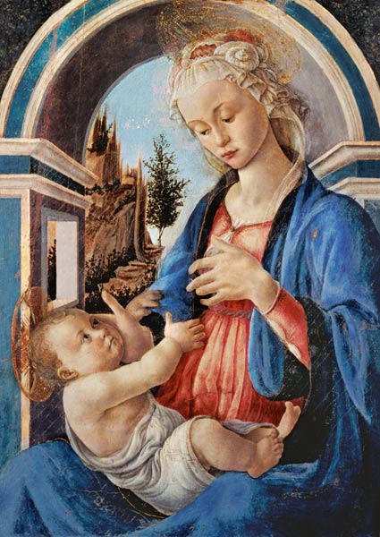 The virgin with the child de Sandro Botticelli
