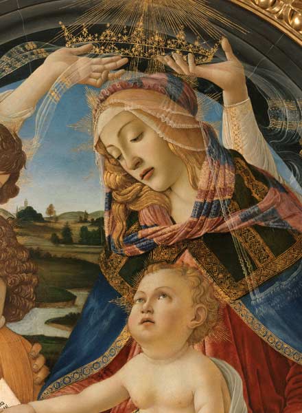 Botticelli, Madonna Magnificat, Ausschn. de Sandro Botticelli