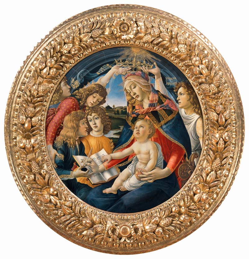 Mary with Child / Botticelli / c.1483 de Sandro Botticelli
