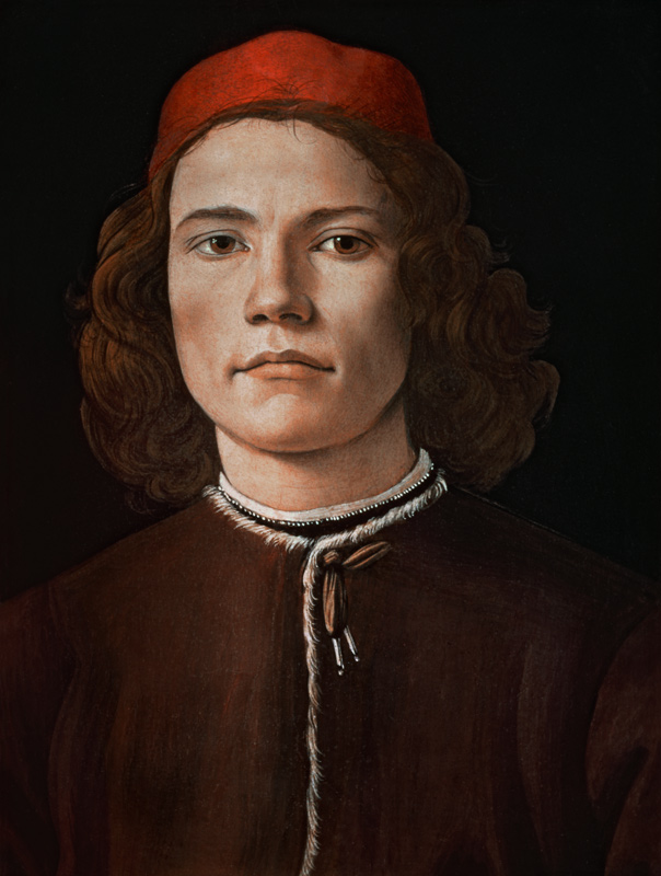 Portrait of a Young Man de Sandro Botticelli