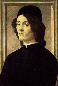 Portrait of a young man. de Sandro Botticelli