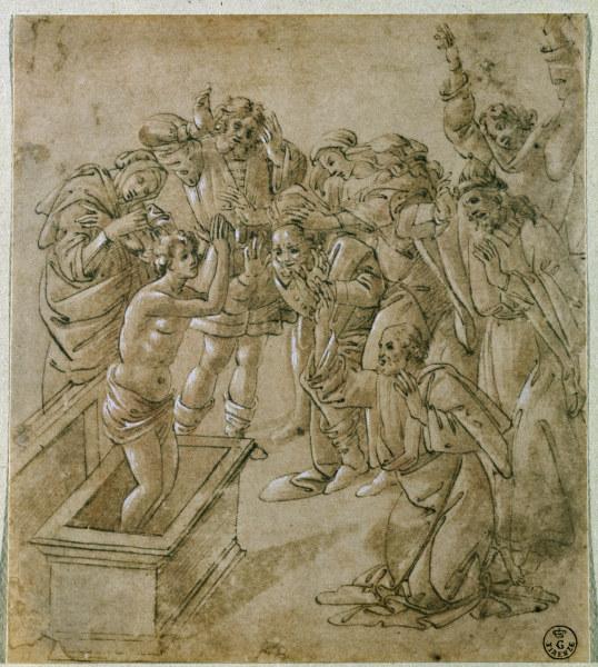 Botticelli / Raising Theophilus  son de Sandro Botticelli