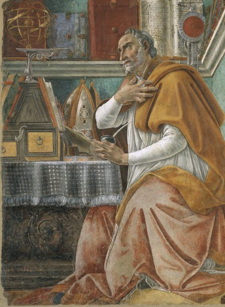 Botticelli / Saint Augustinus / c.1480 de Sandro Botticelli