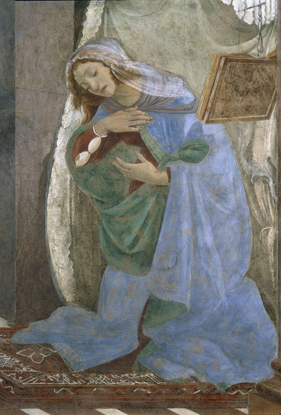 Botticelli, Annunciation to Mary de Sandro Botticelli