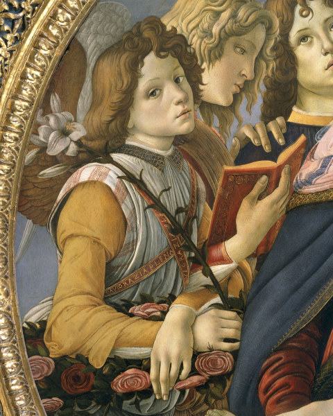 Botticelli, Group of angels de Sandro Botticelli
