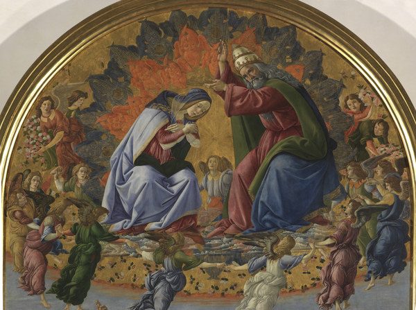 Botticelli, Krönung Mariä de Sandro Botticelli