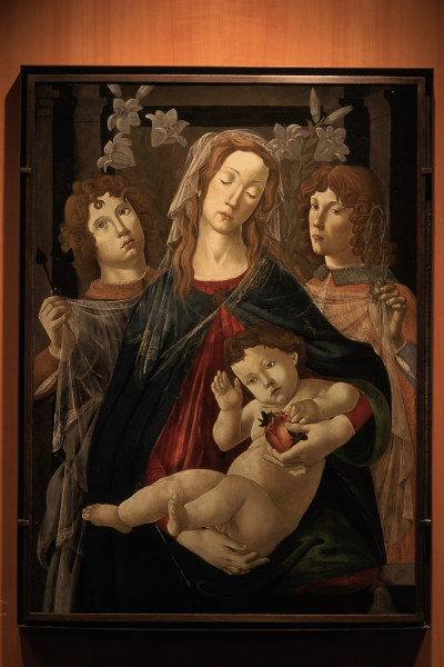 Botticelli-Werkstatt, Maria mit Kind de Sandro Botticelli