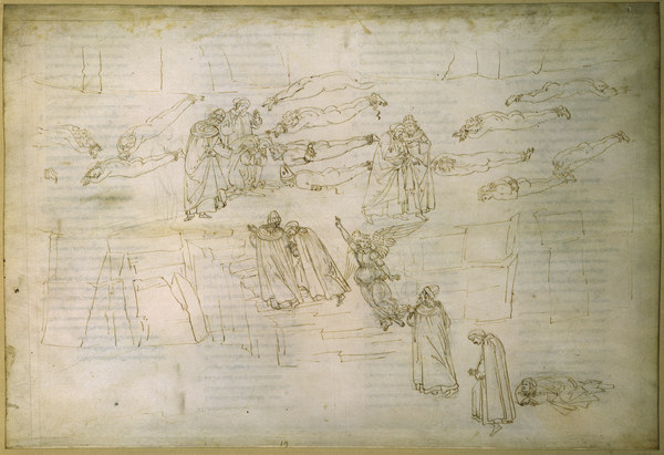 Dante, Göttliche Komödie / Botticelli de Sandro Botticelli