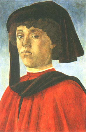Portrait of a young man de Sandro Botticelli