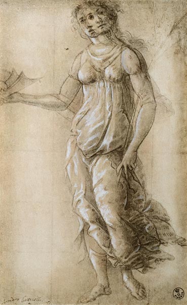 Study of Athene de Sandro Botticelli
