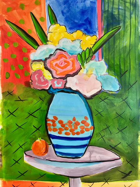 Vase of flowers de Sarah Thompson-Engels