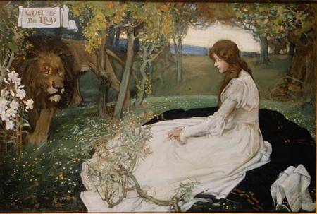 Una and the Lion de Septimus Edwin Scott