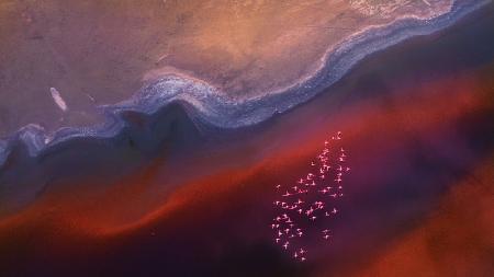 Over the Lake Magadi