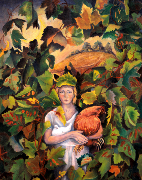 Ceres, 2002 (oil on canvas)  de Silvia  Pastore