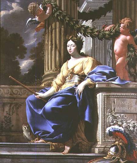 Allegorical portrait of Anne of Austria de Simon Vouet