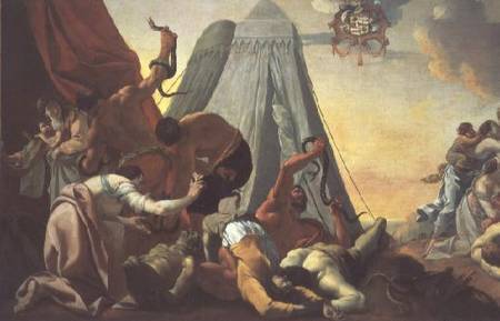 Israelites Afflicted with the Brazen Serpent de Simon Vouet