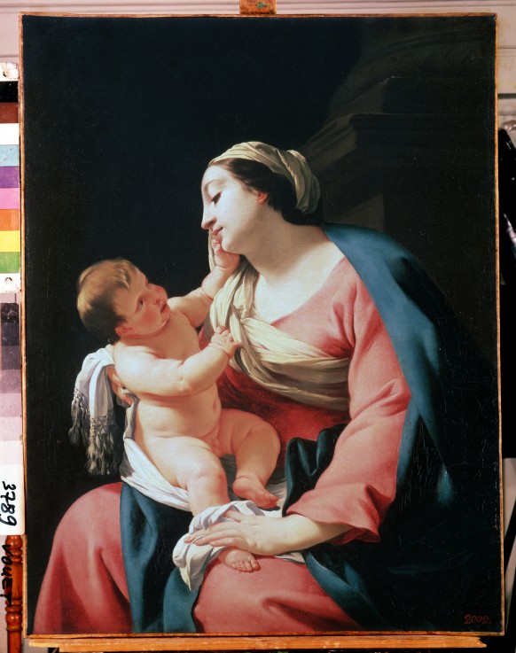Virgin and Child de Simon Vouet