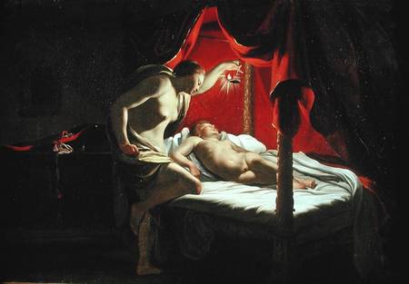 Psyche and Cupid de Simon Vouet