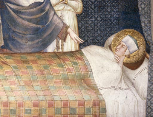 Christus erscheint dem hl. Martin von Tours im Traum de Simone Martini