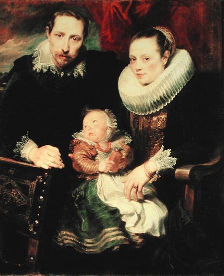 A Family Portrait de Sir Anthonis van Dyck