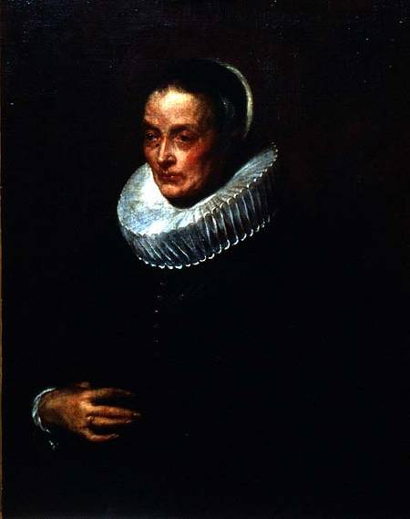 Portrait of the mother of the artist Justus Sustermans de Sir Anthonis van Dyck