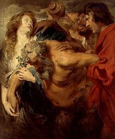 The inebriated Silen de Sir Anthonis van Dyck