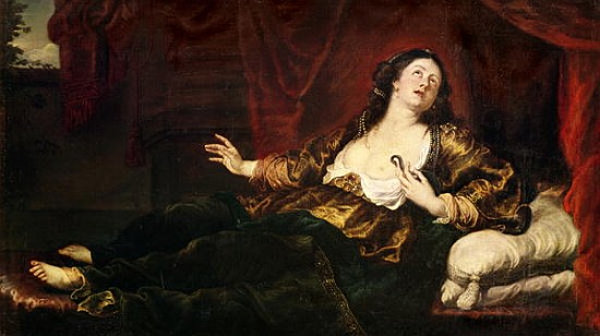 Death of Cleopatra VII (69-30 BC) de Sir Anthony van Dyck