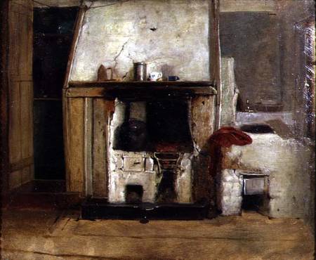 A Kitchen Hearth de Sir David Wilkie