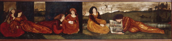 Girls in a Meadow de Sir Edward Burne-Jones