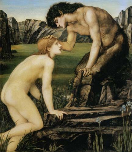 Pan and Psyche de Sir Edward Burne-Jones