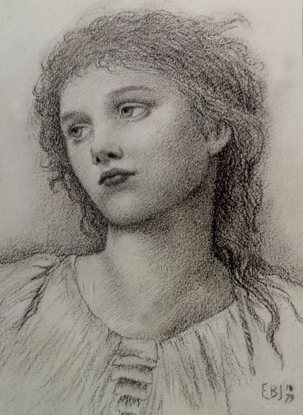 Study of a Head de Sir Edward Burne-Jones