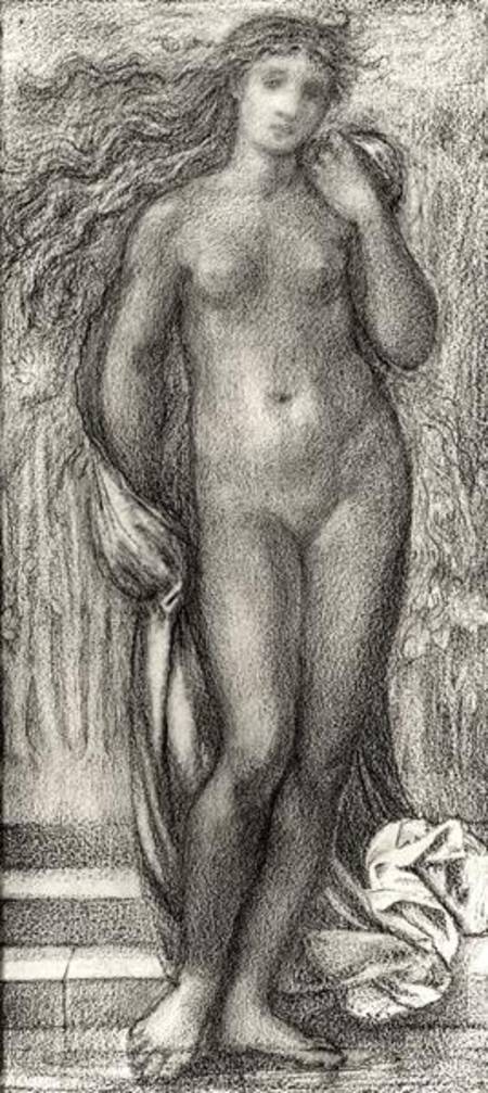 Summer (pencil & red chalk) de Sir Edward Burne-Jones