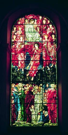 Last Judgement, west window designed by Sir Edward Burne-Jones (1833-98)