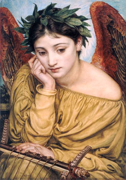 Erato, Muse of Poetry de Sir Edward John Poynter